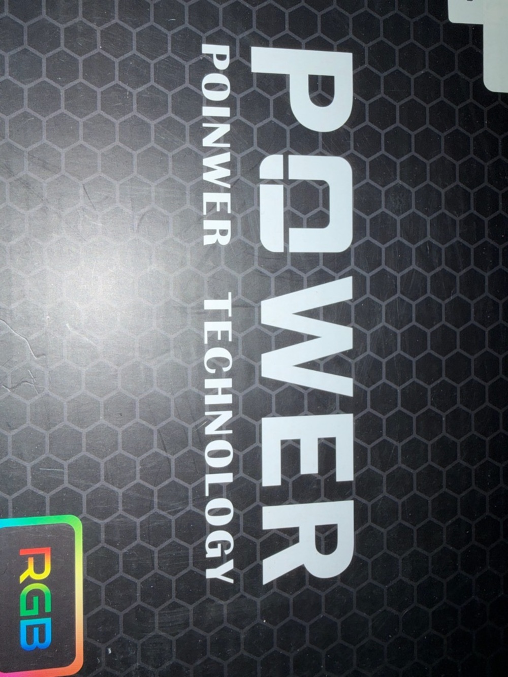 NVIDIA Black Hex-Pattern Panel with Green Accent